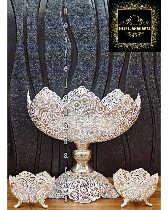 کاسه پایه دار ملیله