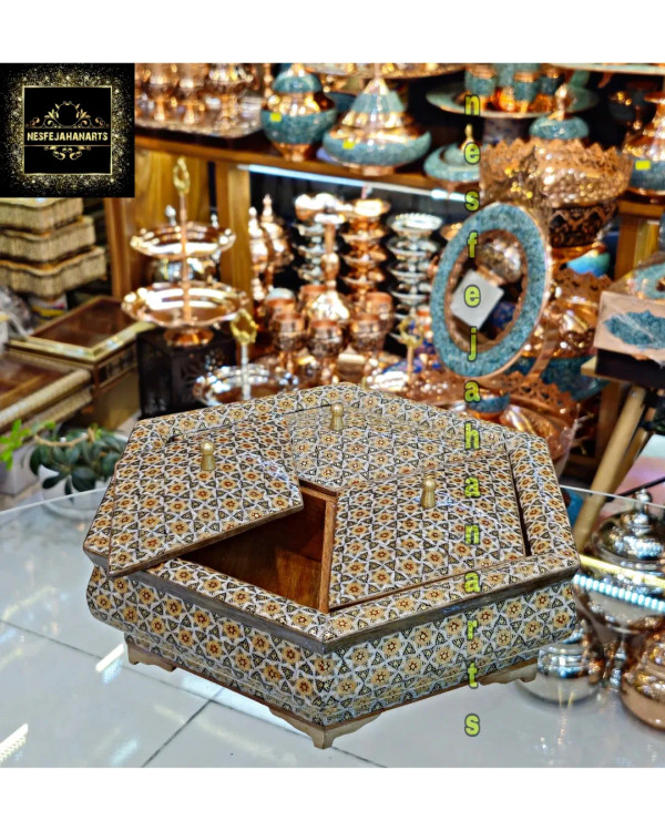 شکلات خوری خاتم ۳ درب